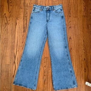 Wrangler Bonnie 683 Loose Flare Jeans Size 28 x 34